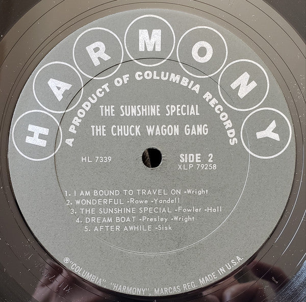 Chuck Wagon Gang : The Sunshine Special (LP, Mono, RE)