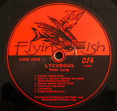 Peter Lang : Lycurgus (LP, Album)