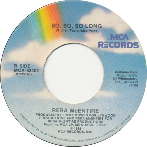 Reba McEntire : I Know How He Feels (7", Single, Pin)