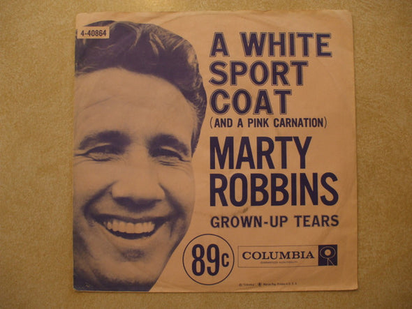 Marty Robbins With Ray Conniff : A White Sport Coat (And A Pink Carnation) (7", Single, Styrene, Hol)