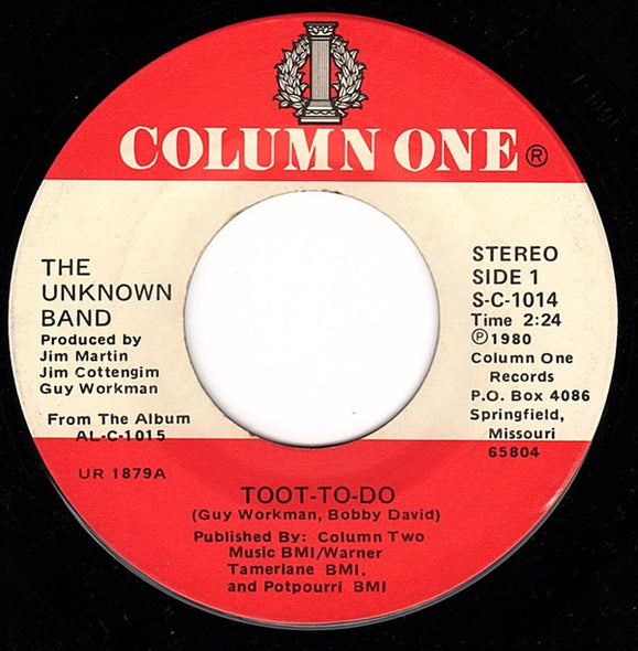 The Unknown Band (2) : Toot To Do / Party In The Parking Lot (7")