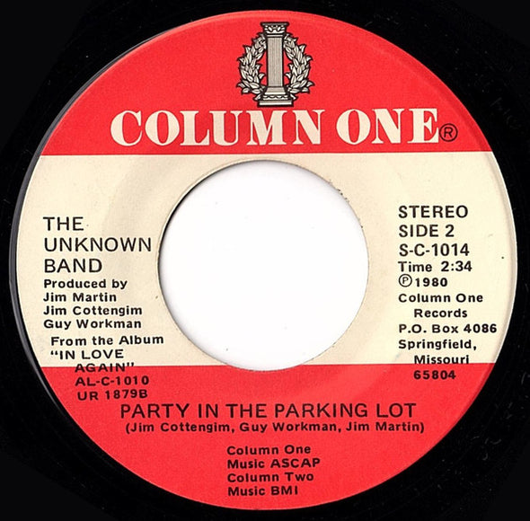 The Unknown Band (2) : Toot To Do / Party In The Parking Lot (7")