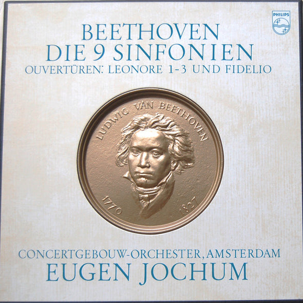 Beethoven* - Concertgebouw-Orchester, Amsterdam*, Eugen Jochum : Die 9 Sinfonien, Ouvertüren: Leonore 1 -3 Und Fidelio (9xLP + Box)