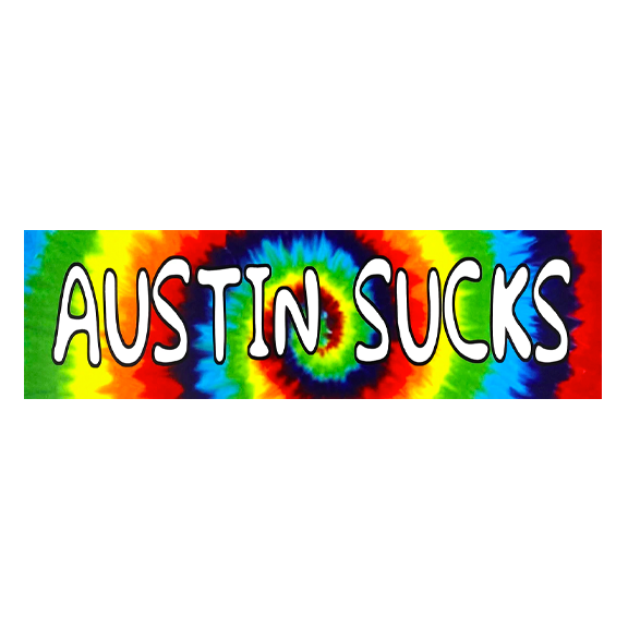 Austin Sucks Bumper Sticker