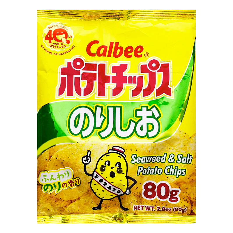 Calbee Seaweed & Salt Potato Chips