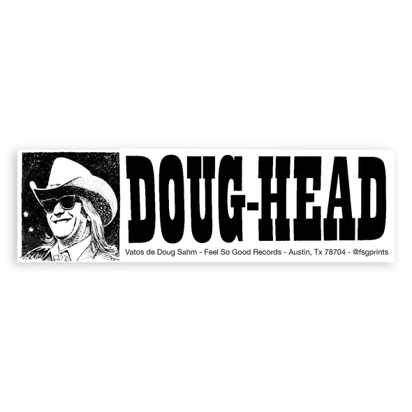 Doug-Head Sticker
