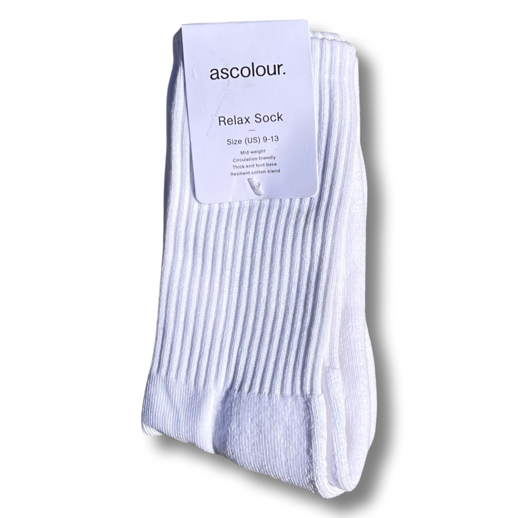 Relax Socks 2 Pack - White
