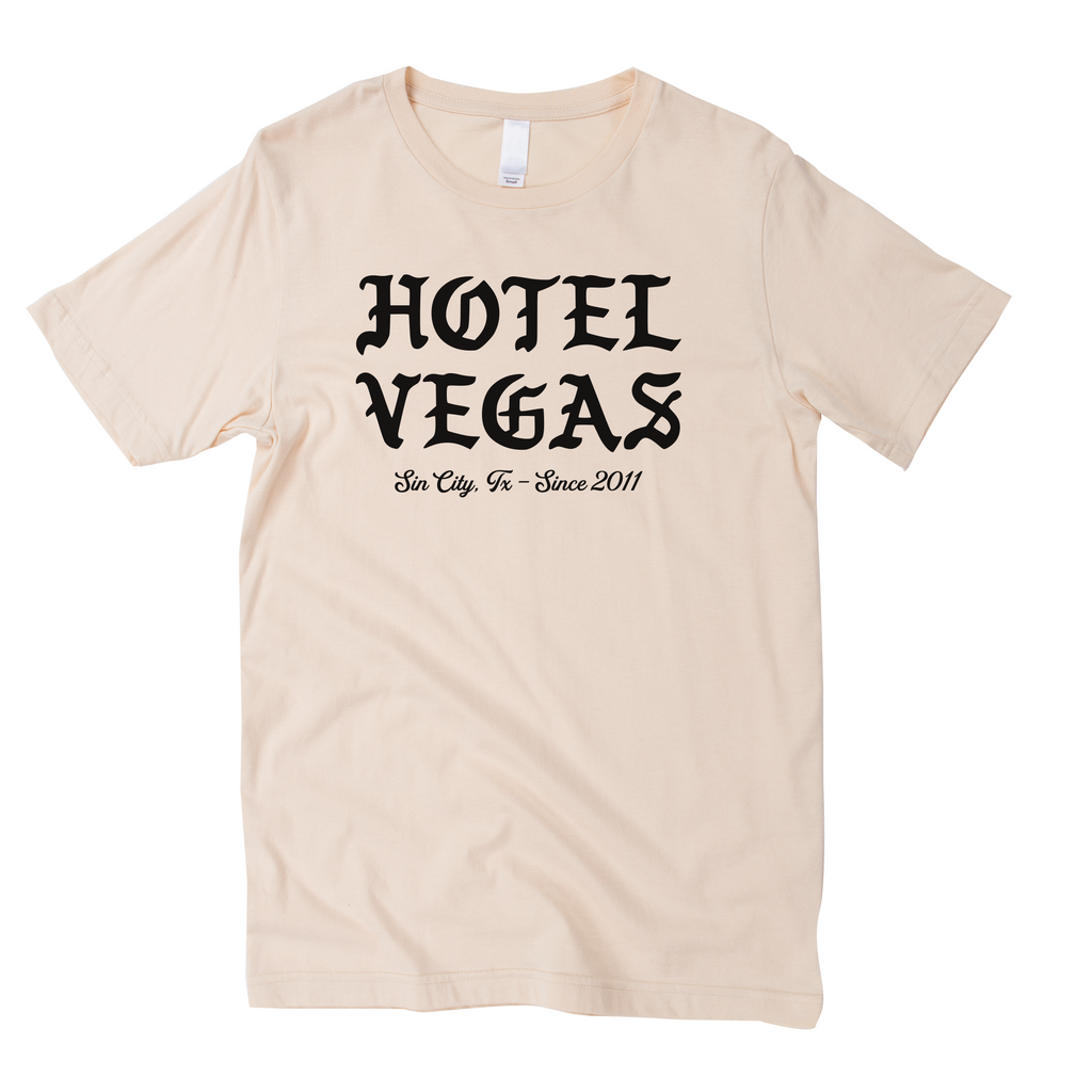 Hotel Vegas 10.5 Year Tee - Cream/Black