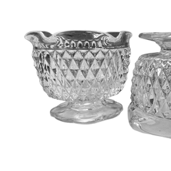 Vintage Crystal Cut Desert Cups
