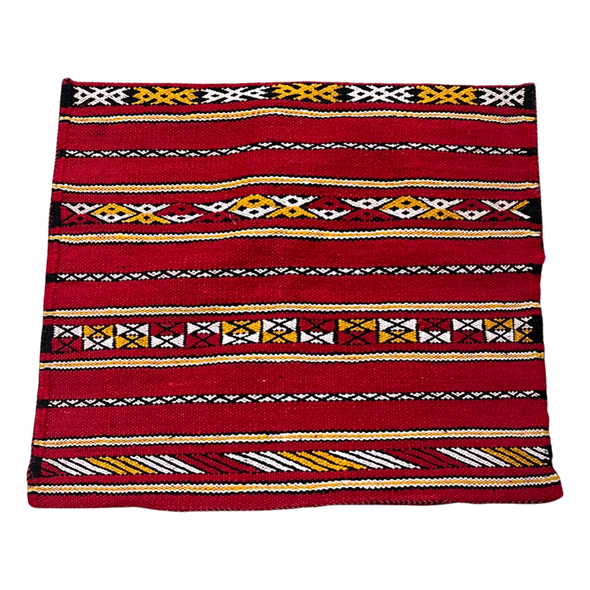 Wool Tribal Pillow Case (22"x19")