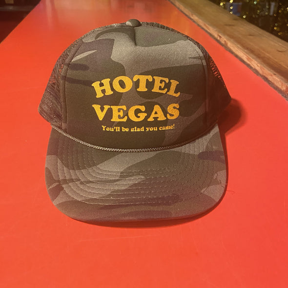 Hotel Vegas - Camo Trucker Hat