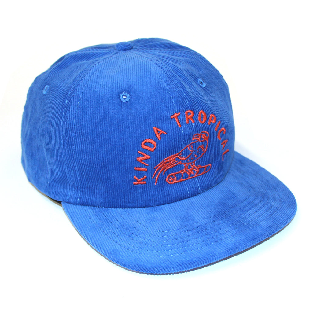 Kinda Tropical Blue Corduroy Hat