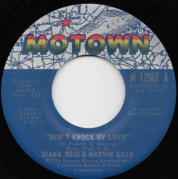 Diana Ross & Marvin Gaye : Don't Knock My Love (7", San)