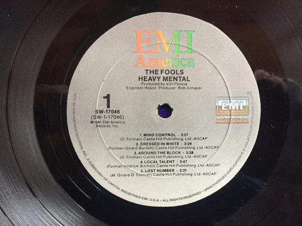 The Fools : Heavy Mental (LP, Album)