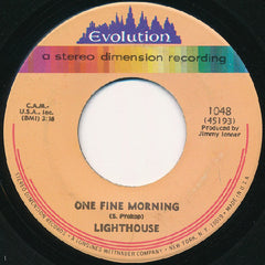 Lighthouse (2) : One Fine Morning (7", Single)
