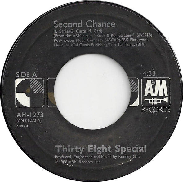 38 Special (2) - Second Chance (7", Single) (G+)