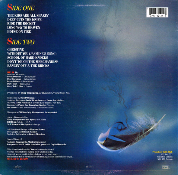 Helix (3) : Long Way To Heaven (LP, Album)