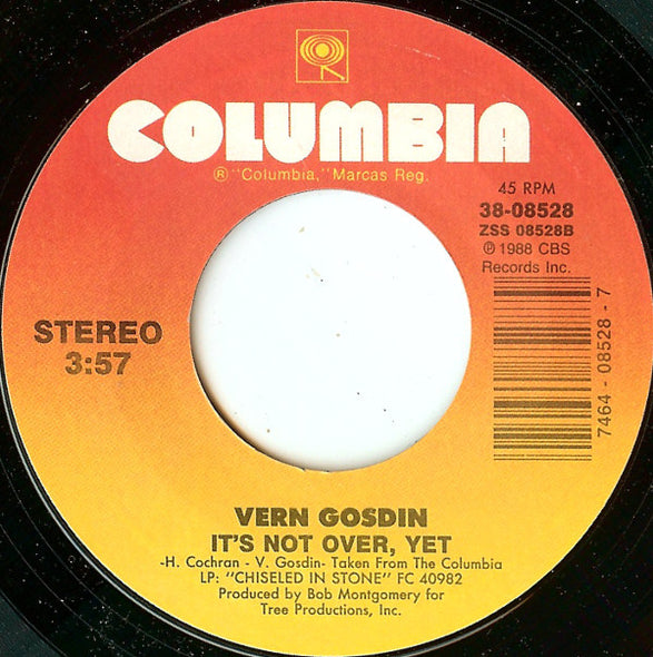 Vern Gosdin : Who You Gonna Blame It On This Time (7", Single)