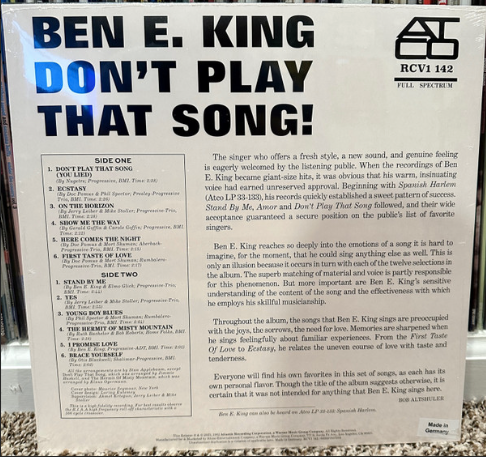 Ben E. King - Don't Play That Song (LP, Mono, Ltd, Cle) (M)41
