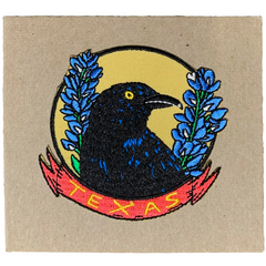 Texas Grackle Embroidered Patch