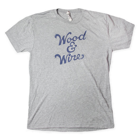 Wood & Wire - Logo Tee - Grey