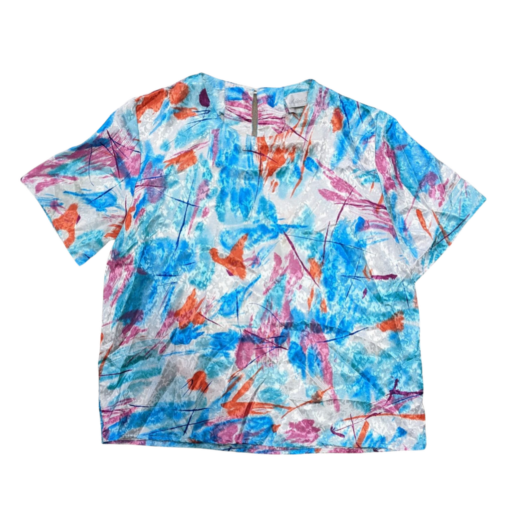 Vintage 90's Abstract Blouse - LAST CHANCE