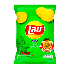 Lay's Exclusive Thai Flavor Sweet Basil Potato Chips
