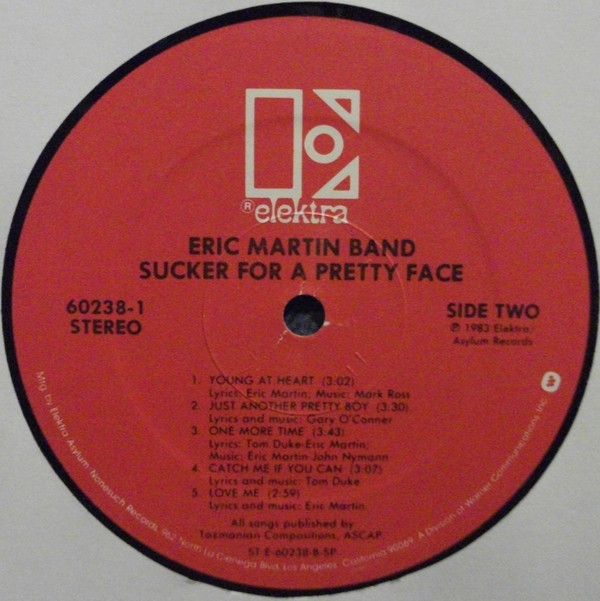 Eric Martin Band - Sucker For A Pretty Face (LP, Album, Spe) (VG)7 - LAST  CHANCE!