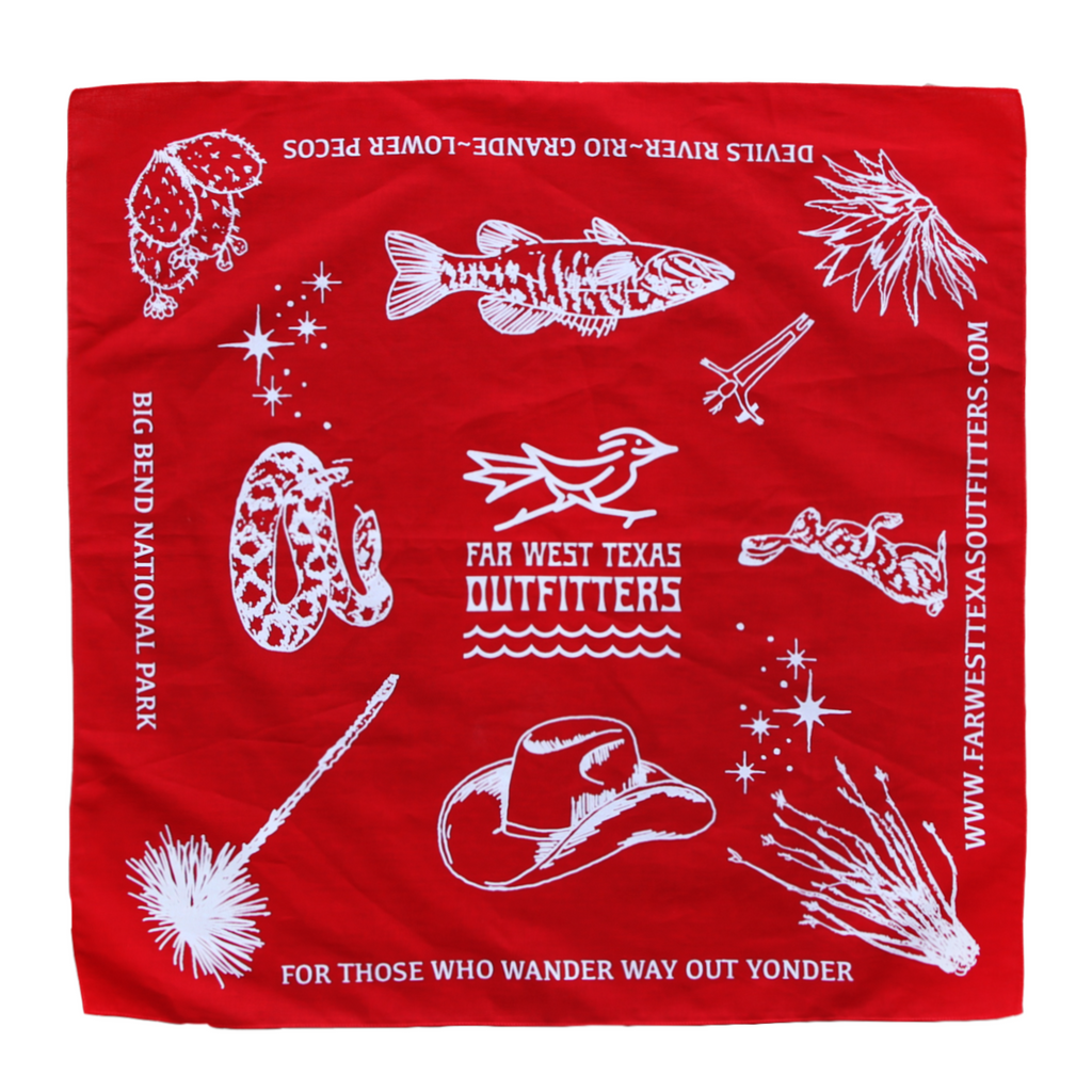 Far West Texas Outfitters -  Red Bandana
