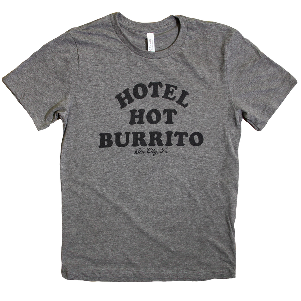 Hotel Hot Burrito - Heather Grey Tee