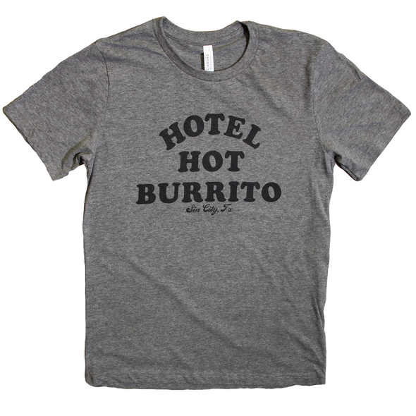 Hotel Hot Burrito - Heather Grey Tee