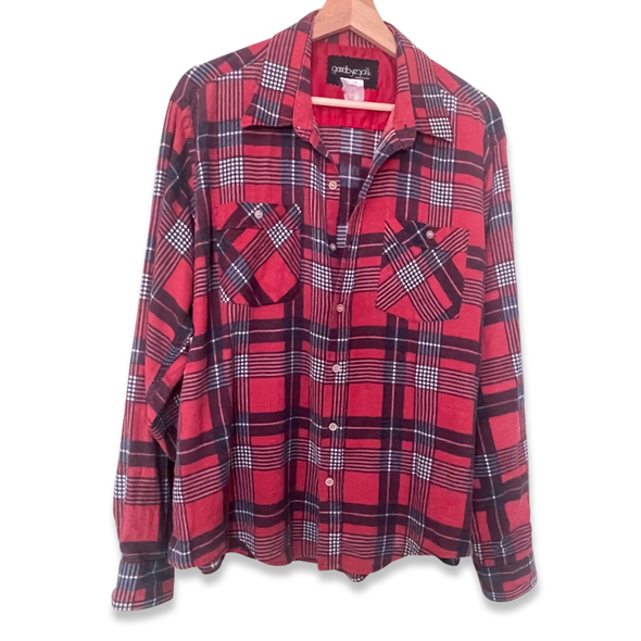 Vintage Plaid Flannel Shirt