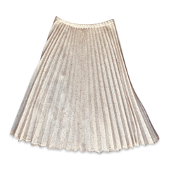 Vintage Sheer Pleated Circle Skirt