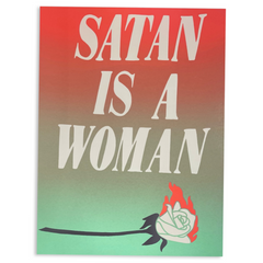 Satan Is A Woman Poster