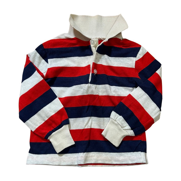 Vintage Kid's Red, White & Blue Polo (3T)