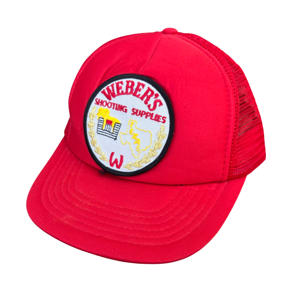 Vintage Weber's Shooting Supplies Trucker Hat