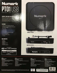 Numark - PT01 USB - Portable Vinyl-Archiving Turntable for 33 1/3, 45, & 78 RPM