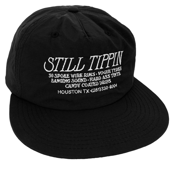 Still Tippin 3.0 Snapback Cap in Black