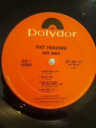 Pat Travers : Hot Shot (LP, Album)